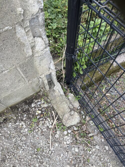 南東の角(外観)